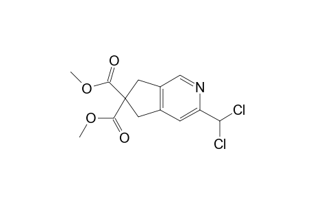 Dimethyl 6-(dichloromethyl)dihydrocyclopenteno[c]pyridine-2,2-dicarboxylate