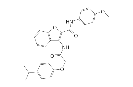 2-benzofurancarboxamide, N-(4-methoxyphenyl)-3-[[[4-(1-methylethyl)phenoxy]acetyl]amino]-