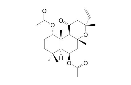 PLECTRORNATIN-C;1-ALPHA-6-BETA-DIACETEOXY-8-ALPHA,13R*-EPOXY-14-LABDEN-11-ONE