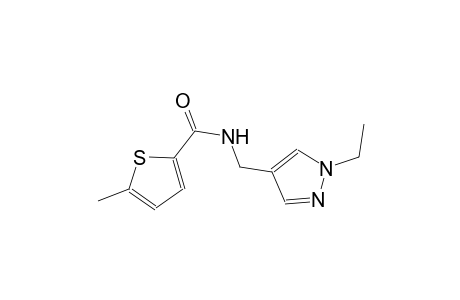 N-[(1-ethyl-1H-pyrazol-4-yl)methyl]-5-methyl-2-thiophenecarboxamide