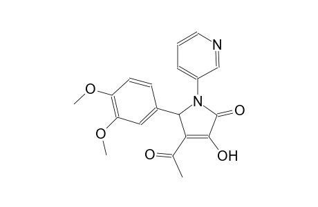 2H-pyrrol-2-one, 4-acetyl-5-(3,4-dimethoxyphenyl)-1,5-dihydro-3-hydroxy-1-(3-pyridinyl)-