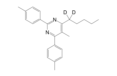 2,4-di(4-methylphenyl)-5-methyl-6-(1,1-dideutero)pentylpyrimidine