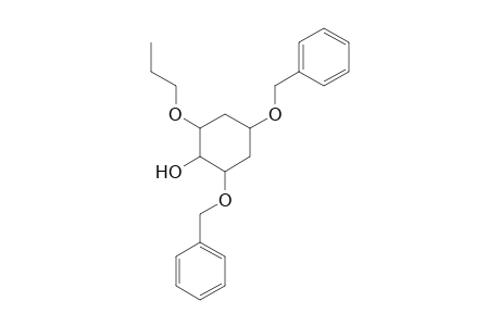 (+-)-2,4-Di-O-benzyl-6-O-propylcyclohexane-1,2,4,6-tetraol