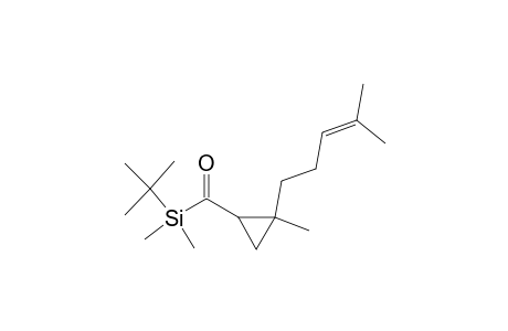 tert-Butyl(dimethyl)([2-methyl-2-(4-methyl-3-pentenyl)cyclopropyl]carbonyl)silane