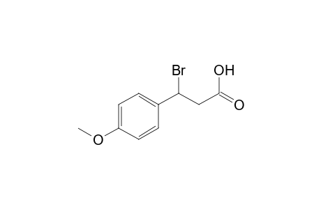 Propanoic acid, 3-bromo-3-(4-methoxyphenyl)-