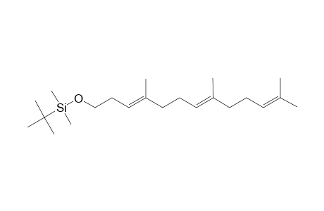 4,8,12-Trimethyl-3(E),7(E),11-tridecatrienyl tert-butyldimethylsilyl ether