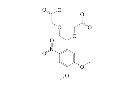 4-(4,5-DIMETHOXY-2-NITROPHENYL)-3,6-DIOXAOCTANEDIOIC-ACID;2,2'-{[1-(4,5-DIMETHOXY-2-NITROPHENYL)-ETHANE-1,2-DIYL]-BIS-(OXY)}-BIS-[ACETIC-ACID]