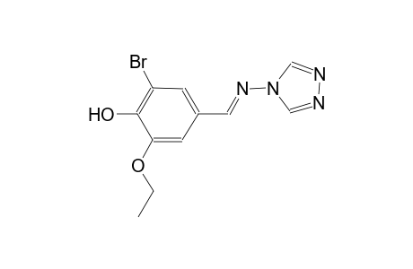 Phenol, 2-bromo-6-ethoxy-4-(4H-1,2,4-triazol-4-yliminomethyl-