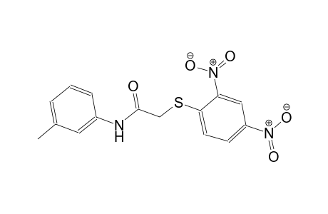 2-[(2,4-dinitrophenyl)sulfanyl]-N-(3-methylphenyl)acetamide