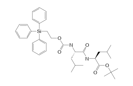 N-2-(TRIPHENYLSILYL)-ETHOXYCARBONYL-L-LEUCYL-L-LEUCINE-TERT.-BUTYLESTER