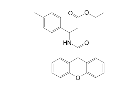 3-(4-Methylphenyl)-3-[[oxo(9H-xanthen-9-yl)methyl]amino]propanoic acid ethyl ester