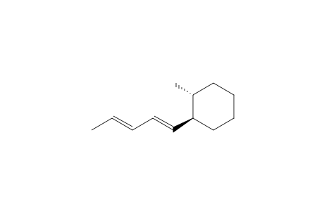 (1R,2R)-1-methyl-2-[(1E,3E)-penta-1,3-dienyl]cyclohexane