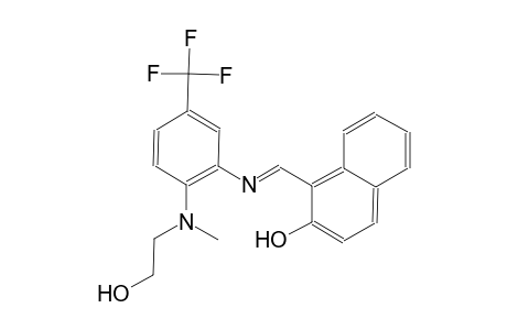 2-naphthalenol, 1-[(E)-[[2-[(2-hydroxyethyl)methylamino]-5-(trifluoromethyl)phenyl]imino]methyl]-