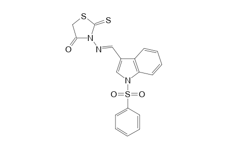 3-[(E)-(1-besylindol-3-yl)methyleneamino]-2-thioxo-thiazolidin-4-one