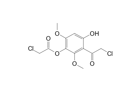 2-(Chloroacetyl)-4-(chloroacetoxy)-3,5-dimethoxyphenol