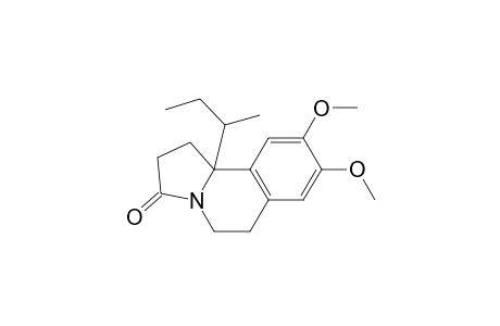 10b-sec-Butyl-8,9-dimethoxy-1,5,6,10b-tetrahydropyrrolo[2,1-a]isoquinolin-3(2H)-one