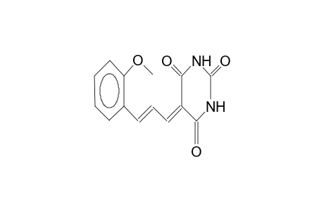 5-[3-(2-methoxyphenyl)-2-propenylidene]hexahydropyrimidin-2,4,6-trione