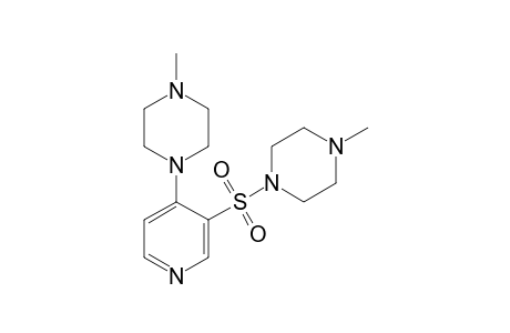 4-(4-methyl-1-piperazinyl)-3-[(4-methyl-1-piperazinyl)sulfonyl]pyridine