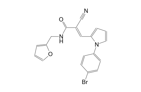(2E)-3-[1-(4-bromophenyl)-1H-pyrrol-2-yl]-2-cyano-N-(2-furylmethyl)-2-propenamide