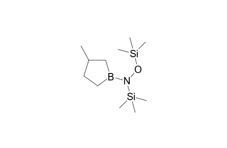 3-Methyl-1-[trimethylsilyl(trimethylsilyloxy)amino]boracyclopentane