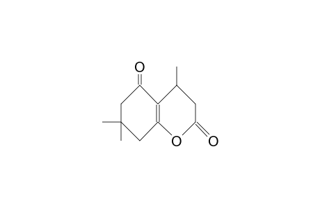 3,4,5,6,7,8-Hexahydro-4,7,7-trimethyl-coumarin-5-one