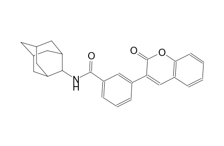 N-(2-adamantyl)-3-(2-oxo-2H-chromen-3-yl)benzamide