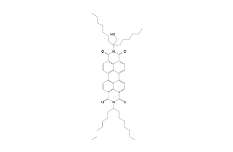 9-(1"'-Heptyloctyl)-2-[2'-hexyl-2'-(hydroxymethyl)octyl}-anthra[2,1,9-def : 6,5,10-d'e'f']disiquinoline-1,3,8,10-tetraone