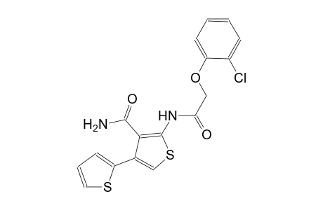 5'-(2-(2-chlorophenoxy)acetamido)-[2,3'-bithiophene]-4'-carboxamide