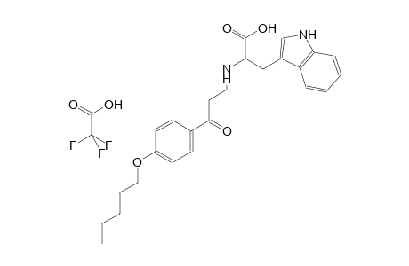 2,2,2-trifluoroacetic acid compound with 3-(1H-indol-3-yl)-2-((3-oxo-3-(4-(pentyloxy)phenyl)propyl)amino)propanoic acid (1:1)