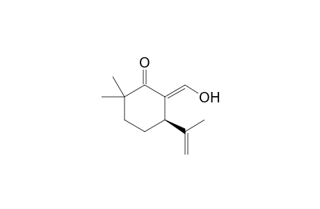 (5R)-6-Hydroxymethylene-5-isopropenyl-2,2-dimethylcyclohexanone