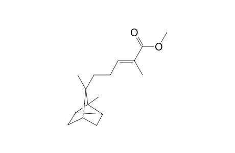 2-Pentenoic acid, 5-(2,3-dimethyltricyclo[2.2.1.02,6]hept-3-yl)-2-methyl-, methyl ester, stereoisomer