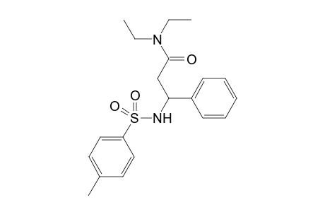 N,N-Diethyl-3-phenyl-3-(tosylamino)propanamide