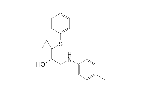 2-[2'-(p-Toluidino)-1-[1'-(phenylsulfanyl)cyclopropyl]-ethanol