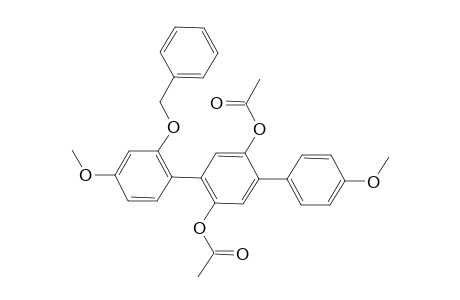 2-(Benzyloxy)-4,4"-dimethoxyterphenyl-2',5'-diyl diacetate
