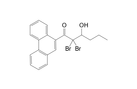 2,2-Dibromo-3-hydroxy-1-(phenanthren-9-yl)hexan-1-one