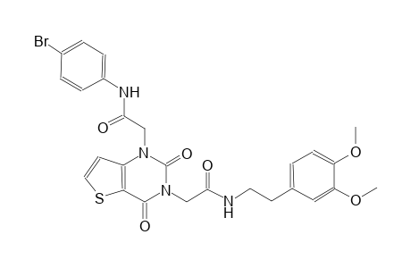 1-[3-(4-bromophenyl)-2-oxopropyl]-3-[5-(3,4-dimethoxyphenyl)-2-oxopentyl]-1H,2H,3H,4H-thieno[3,2-d]pyrimidine-2,4-dione
