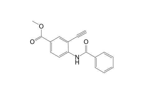 Methyl 4-benzamido-3-ethynyl-benzoate