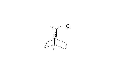 (3RS)-3-Chloromethyl-1,3-dimethyl-2-oxabicyclo-[2.2.2]-octane