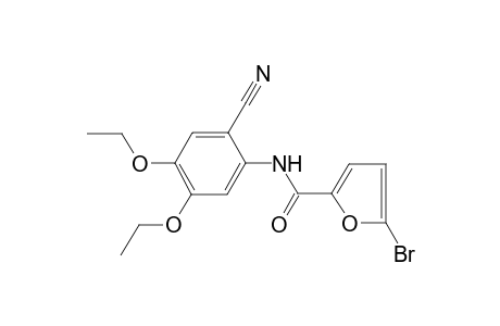 5-Bromanyl-N-(2-cyano-4,5-diethoxy-phenyl)furan-2-carboxamide