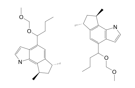 (trans)-4-[1'-(Methoxymethyl)oxybutyl]-6,8-dimethyl-1,6,7,8-tetrahydrocyclopent[g]indole