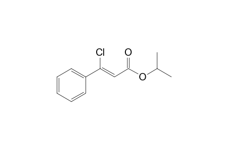Isopropyl (E)-3-chloro-3-phenyl-2-propenoate