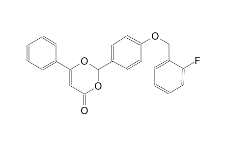 4H-1,3-dioxin-4-one, 2-[4-[(2-fluorophenyl)methoxy]phenyl]-6-phenyl-