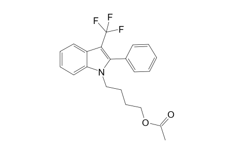 4-(2-Phenyl-3-(trifluoromethyl)-1H-indol-1-yl)-butyl acetate