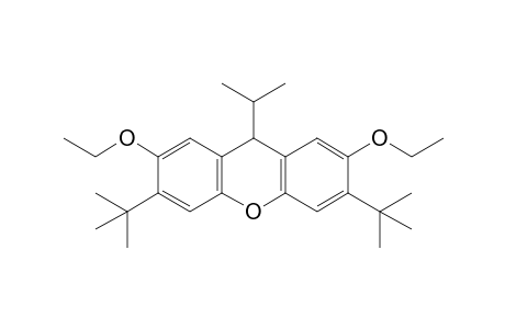 2,7-Diethoxy-3,6-di-t-butyl-9-isopropyl-9H-xanthene