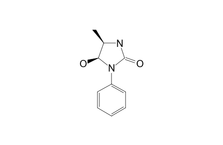 cis-3-Phenyl-5-methyl-4-hydroxy-2-imidazolidinone