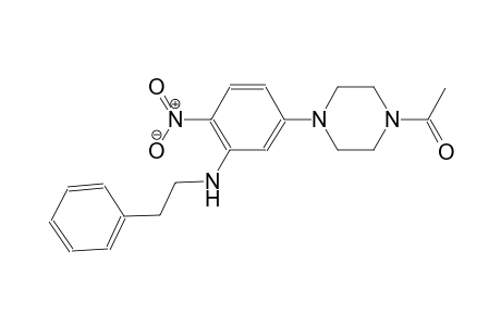 benzeneethanamine, N-[5-(4-acetyl-1-piperazinyl)-2-nitrophenyl]-