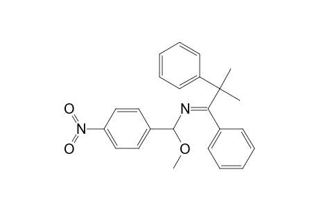 .alpha.-methoxy-N-(2-methyl-1,2-diphenylpropylidene)-4-nitro-benzylamine