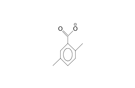 2,5-Dimethyl-benzoate anion