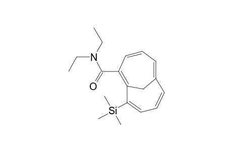 Bicyclo[4.4.1]undeca-1,3,5,7,9-pentaene-2-carboxamide, N,N-diethyl-10-(trimethylsilyl)-, (.+-.)-