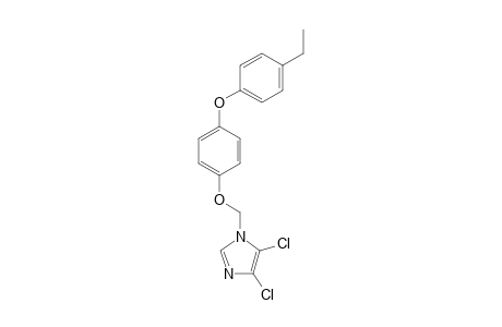 1H-Imidazole, 4,5-dichloro-1-[[4-(4-ethylphenoxy)phenoxy]methyl]-